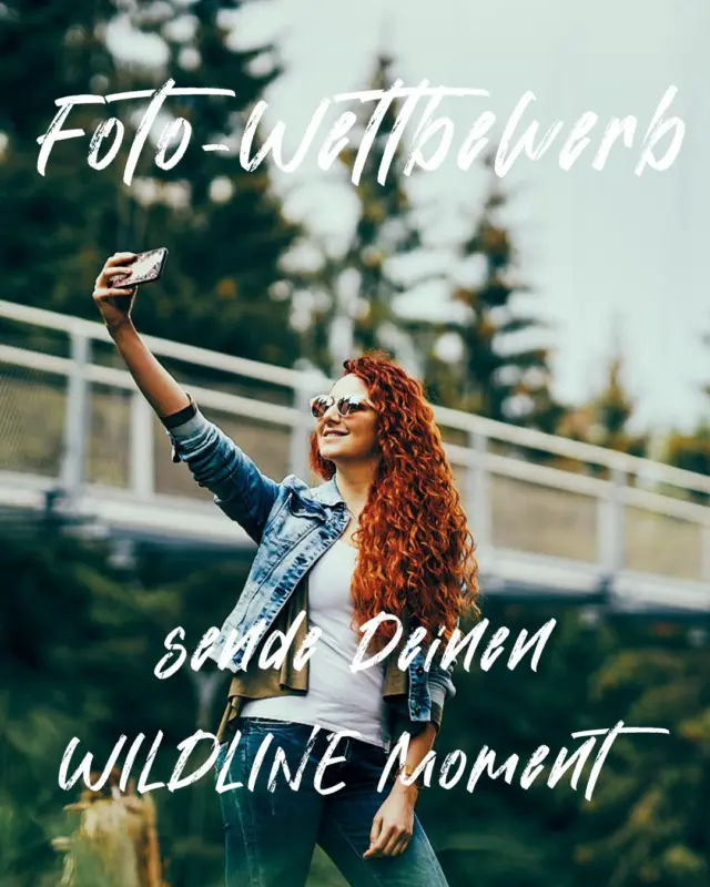 📸 WILDLINE Fotowettbewerb 🌲✨

Zeig uns deinen schönsten WILDLINE Moment! 💚

Egal ob…
🌄 beeindruckendes Panoramabild,
👨‍👩‍👧‍👦 unvergesslicher Familienmoment,
🤸 kreative Pose oder
❤️ pure Emotionen 

Wir möchten deinen ganz besonderen WILDLINE-Moment sehen. 💚

📅 Am Ende des Monats wählen wir unsere Favoriten aus. Anschließend entscheidet ihr in einem Community-Voting, welches Bild gewinnt!

🏆 Auf das Siegerfoto warten spannende Preise.

📲 Mach mit:
📸 Poste dein Bild oder sende es uns direkt und zeig uns, was die WILDLINE für dich so besonders macht! 
📧 willkommen@wildline.de 

Wir freuen uns auf eure schönsten Aufnahmen! 💚

#WILDLINE #Fotowettbewerb #NaturErleben #Ausflugsziel #Familienzeit #Panorama #Naturfotografie #Community #Gewinnspiel #Erlebnisse