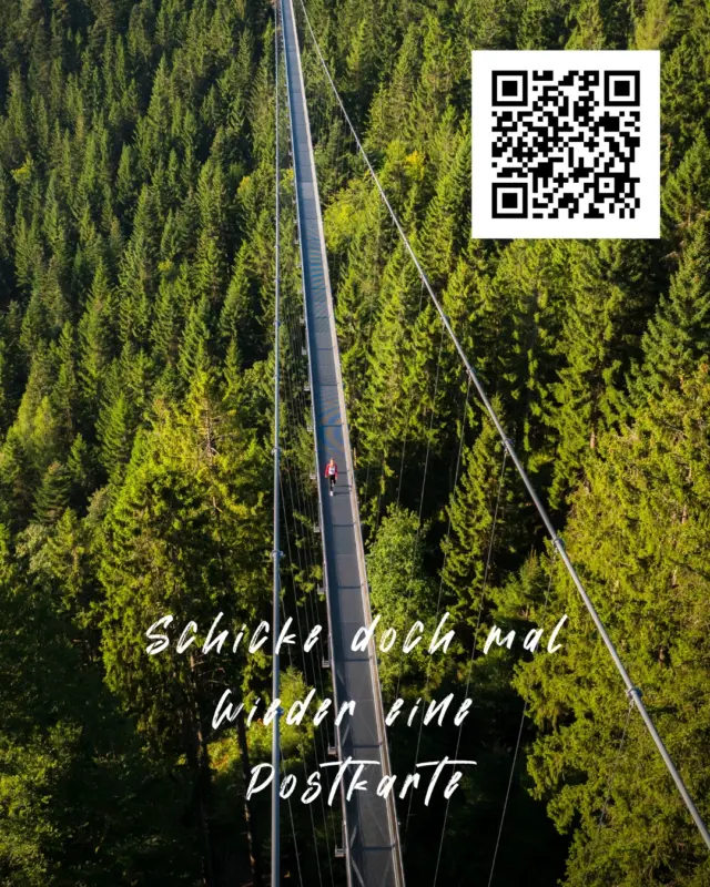 📮✨ Schicke doch mal wieder eine Postkarte.

Die schönsten Urlaubsmomente verdienen mehr als einen schnellen Like.

Mit der LINE-Post machst du aus deinem persönlichen Lieblingsfoto eine echte Postkarte. Einfach QR-Code scannen, Foto hochladen, Grußtext und Adresse eingeben und wir übernehmen den Druck und Versand. 📬

Das Beste daran? Dein Foto wird zum Motiv der Postkarte.

So verschickst du nicht irgendeine Postkarte, sondern einen echten Moment. Eine Erinnerung. Ein Erlebnis. Eine Emotion.

Ob als Urlaubsgruß, kleine Überraschung oder persönliche Erinnerung: Mit deiner individuellen Postkarte schenkst du etwas, das bleibt.

💌 Eigene Postkarte gestalten
 📸 Eigenes Foto als Motiv
 📬 3,49€ pro Postkarte, Druck und Versand inklusive

Nutze den QR Code oder folgenden Link:  https://www.linepost.de/de/wildline

Versende das Besondere. Versende echte Momente.

#linepost #wildline #badwildbad #postkarte #urlaubspost #grußausdemschwarzwald #erinnerungen #schwarzwaldliebe #persönlichestattdigital #urlaubsmomente #postkartenliebe